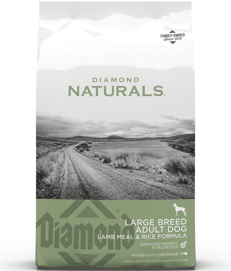 Diamond Naturals - Large Breed Adult Dog Lamb Meal & Rice Formula 15kg