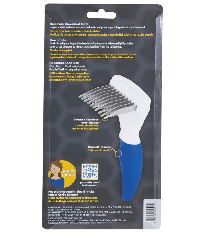 JW Gripsoft Dematting Rake