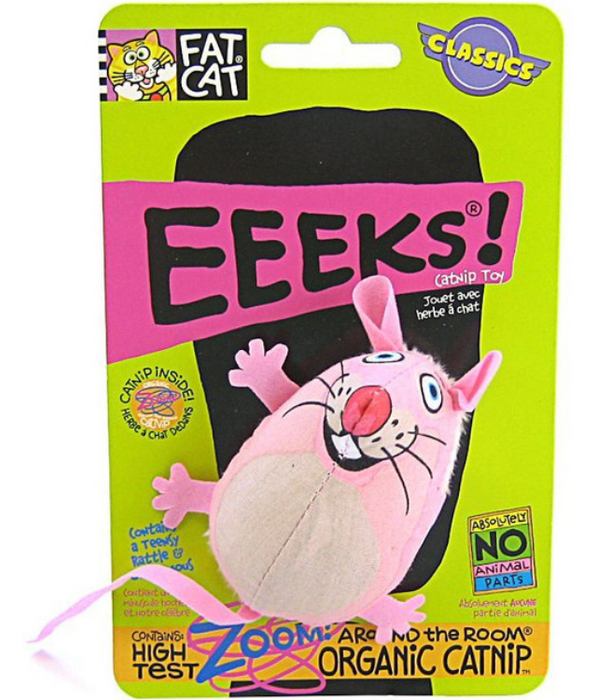 FAT CAT Classic Eeeks! Cat Toy Fat Cat