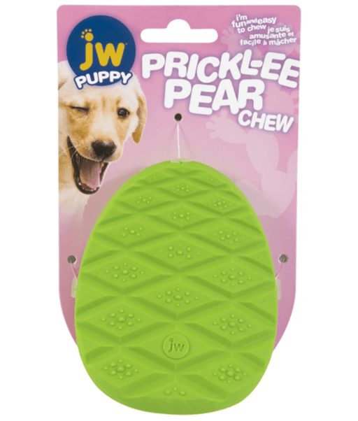 JW Prickl-ee Pear Puppy Teether Chew Toy JW