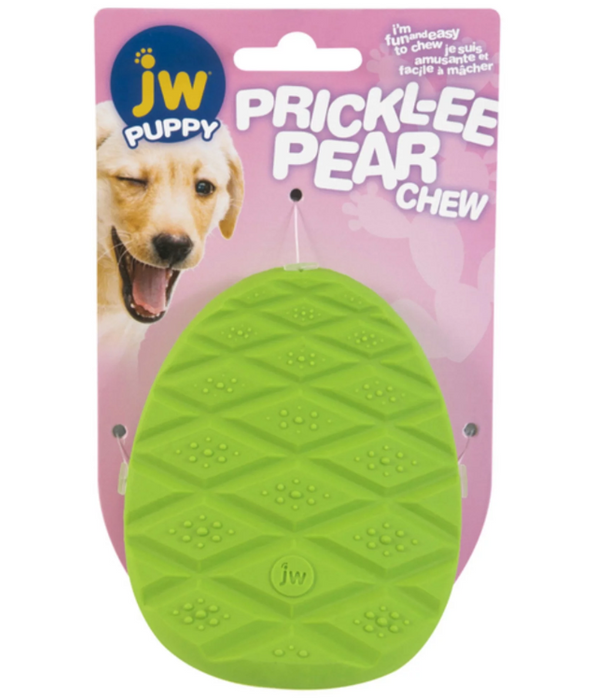 JW Prickl-ee Pear Puppy Teether Chew Toy