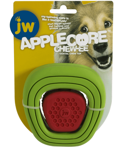 JW Apple Core Chew-ee Dental Dog Toy JW