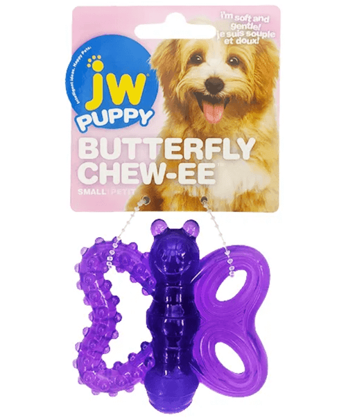 JW Butterfly Puppy Teether Chew Toy JW