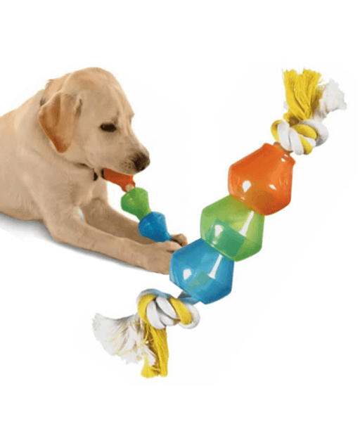 JW Treat Pods Rope Dog Toy Chuckit!