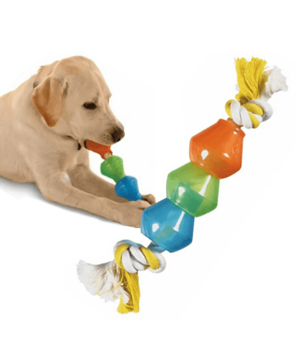 JW Treat Pods Rope Dog Toy — Petriotics