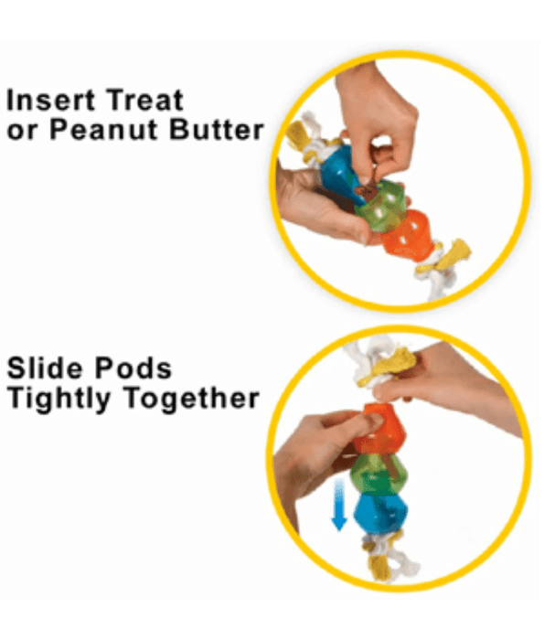 JW Treat Pods Rope Dog Toy — Petriotics