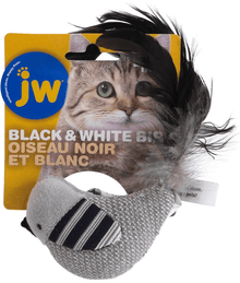 JW JW Cataction Black And White Bird Toy