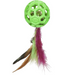 JW Cataction Feather Ball with Bell Cat Toy JW