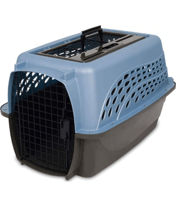 Petmate 2 Door Dog & Cat Kennel Blue — Petriotics