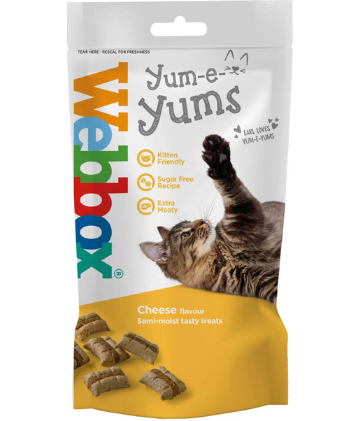 Webbox - Yum-e-Yums Cheese Cat Treats Webbox