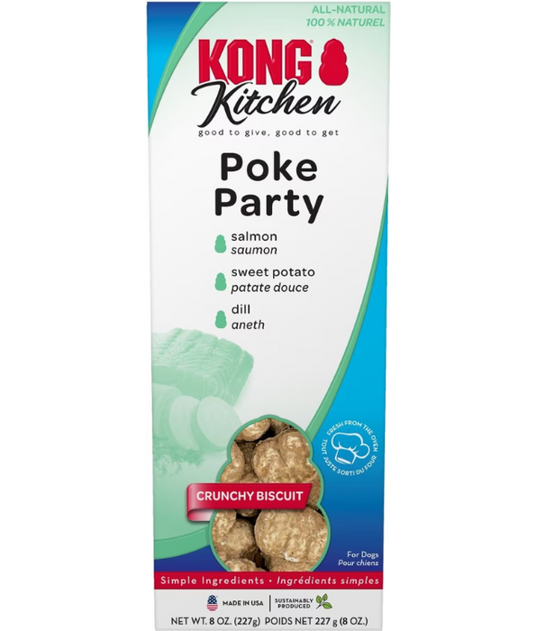 Kong Kitchen Crunchy Biscuit Poke Party 227g Kong