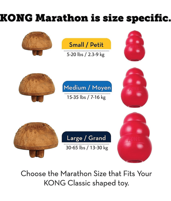 Kong Marathon 2-pk Peanut Butter Kong