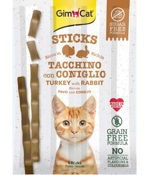 GimCat - Turkey and rabbit 4 pcs Gimcat