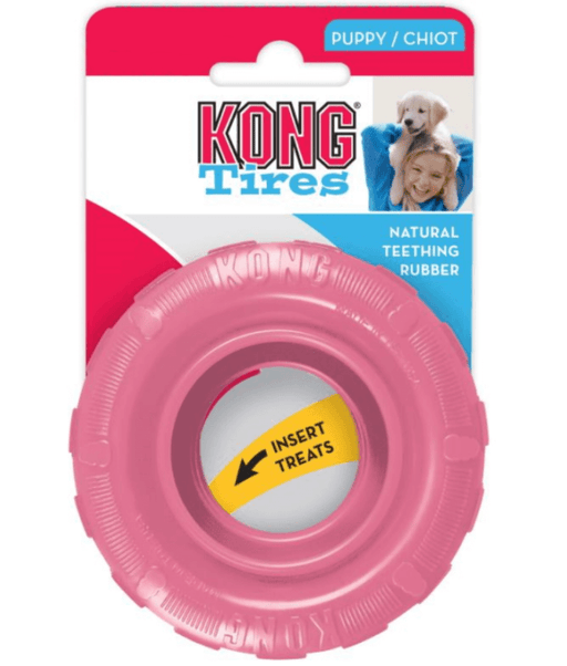 Kong - Puppy Tires Pink Small Kong
