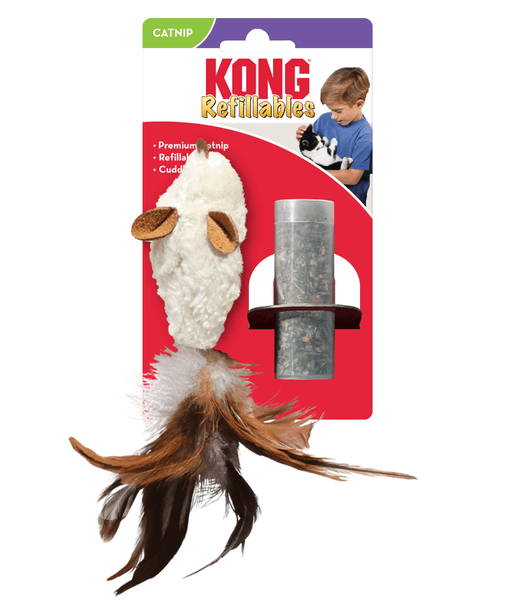 Kong - Refillables Feather Mouse Kong