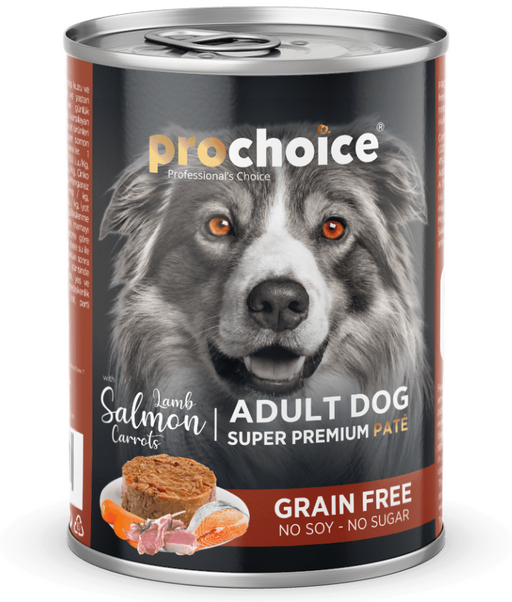Prochoice - Adult Dog Premium Pate Lamb, Salmon & Carrots 400g Prochoice