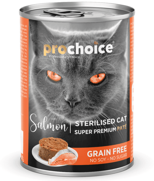 Prochoice - Sterilized Cat Premium Pate With Salmon 400g Prochoice