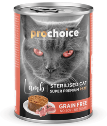 Prochoice Prochoice - Sterilized Cat Premium Pate With Lamb 400g