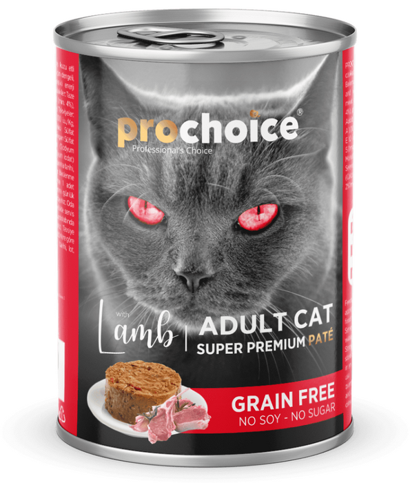 Prochoice - Adult Cat Premium Pate With Lamb 400g Prochoice