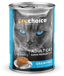 Prochoice Prochoice - Adult Cat Premium Pate With Fish & Vegetables 400g