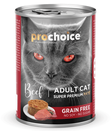Prochoice Prochoice - Adult Cat Premium Pate With Beef 400g