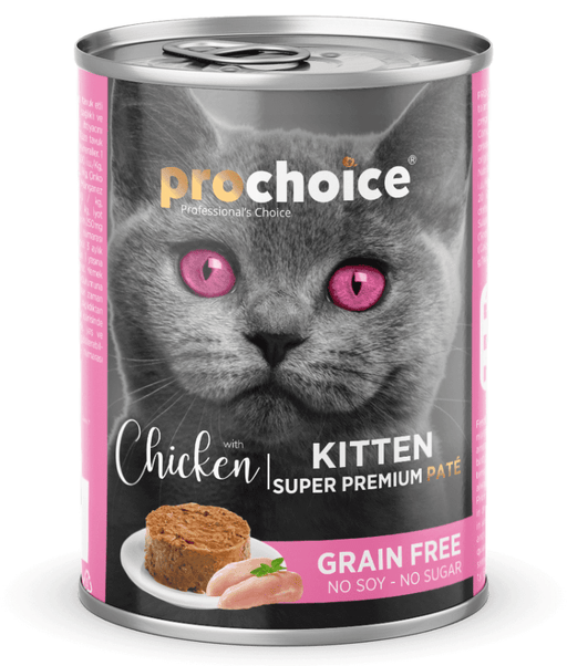 Prochoice - Kitten Premium Pate With Chicken 400g Prochoice