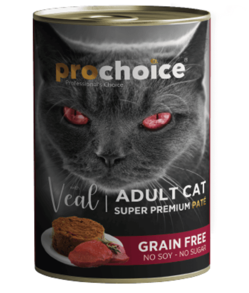 Prochoice - Adult Cat Premium Pate With Veal 400g Prochoice