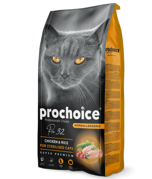 Prochoice - Pro 32 Chicken & Rice Sterilized Hypoallergenic 2kg-15kg