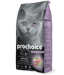 Prochoice Prochoice - Pro 38 Lamb & Rice Hypoallergenic For Kittens 2kg