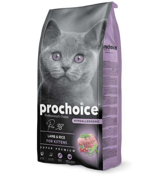Prochoice - Pro 38 Lamb & Rice Hypoallergenic For Kittens 2kg