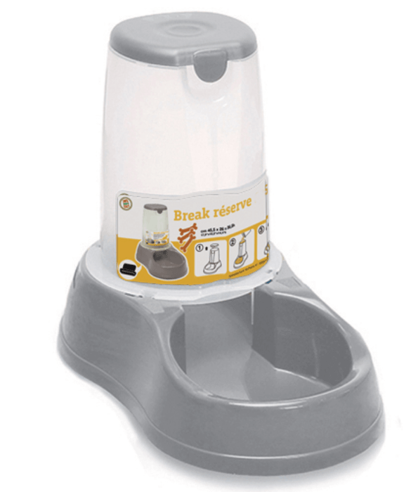 Stefanplast Break Food Dispenser Stone Grey Stefanplast