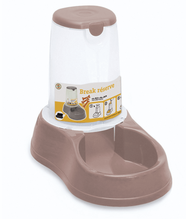 Stefanplast Break Food Dispenser Rosy Brown L28,5xW18,5xH22 cm Stefanplast