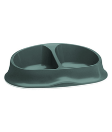 Stefanplast Stefanplast Chick Double Bowl English Green