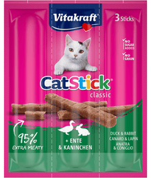 Vitakraft Vitakraft - Cat Stick Classic With Mini Rabbit & Duck 18g