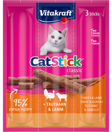 Vitakraft Vitakraft - Cat Stick Classic With Mini Turkey & Lamb 18g