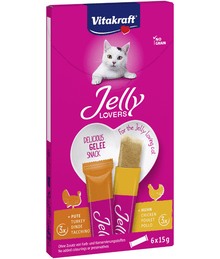 Vitakraft Vitakraft - Jelly Lovers With Turkey & Chicken 6x15g