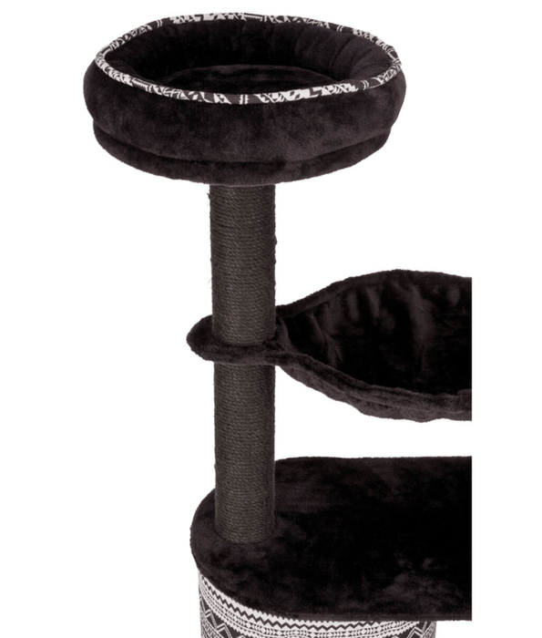 Trixie Trixie Giada Cat Tree Scratching Post Black & white 65Lx38Wx112H cm