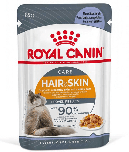 Royal Canin - Hair & Skin Pouch Cat Food In Jelly 85g Royal Canin
