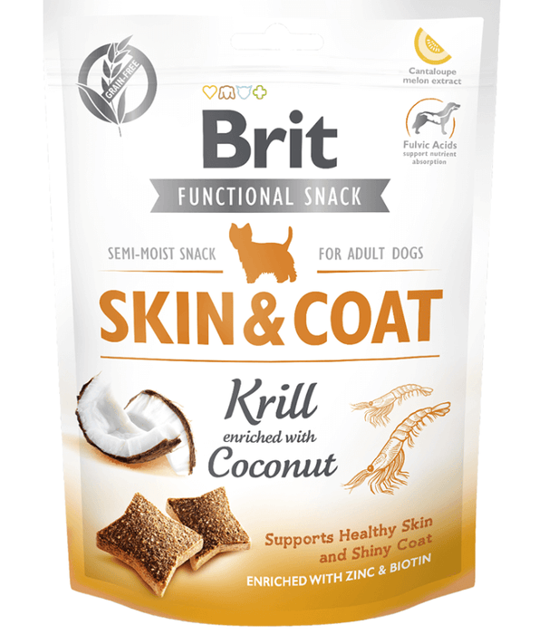 Brit Care Dog Functional Snack Skin&Coat Krill 150g