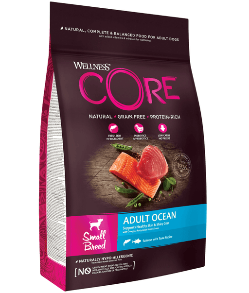Wellness Core - Small Breed Adult Ocean With Salmon & Tuna Recipe 1.5kg Wellness