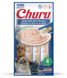 Inaba Churu Tuna with Beef Recipe 4 Tubes