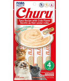 Inaba Churu Tuna with Crab Recipe 4 Tubes