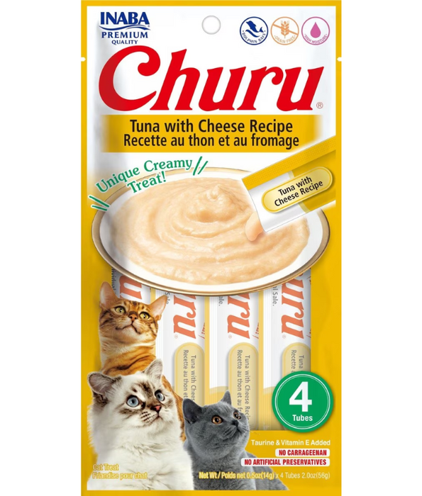 Inaba Churu Tuna with Cheese 4 Tubes Inaba