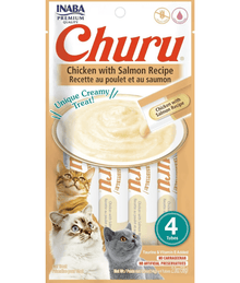 Inaba Churu Chicken with Salmon Recipe 4 Tubes
