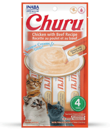 Inaba Churu Chicken with Beef Recipe 4 Tubes