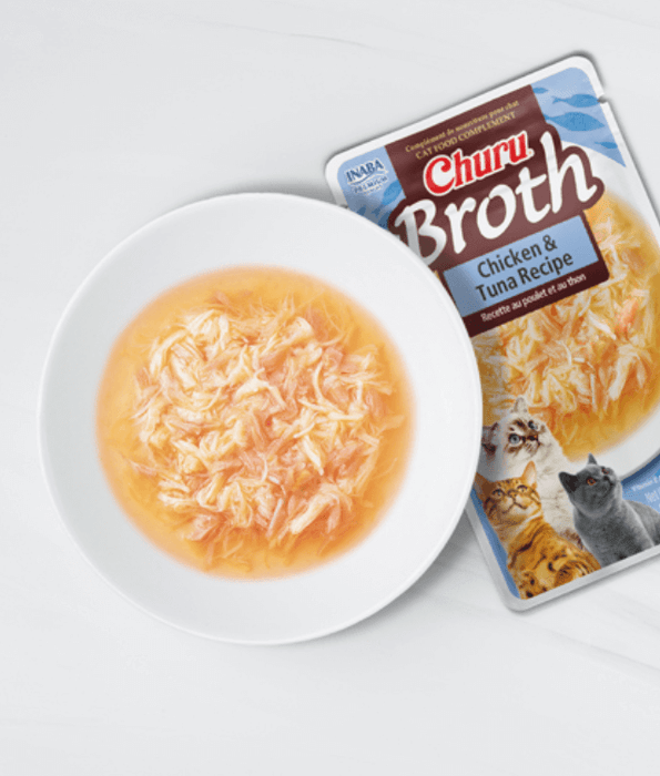 Inaba - Churu Broth Chicken with Tuna Recipe Grain-Free 40g