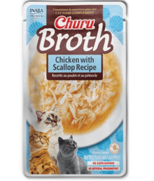 Inaba - Churu Broth Chicken with Scallop Recipe Grain-Free 40g