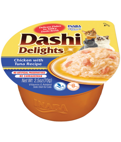 Inaba Dashi Delights Chicken with Tuna Recipe 70g Inaba