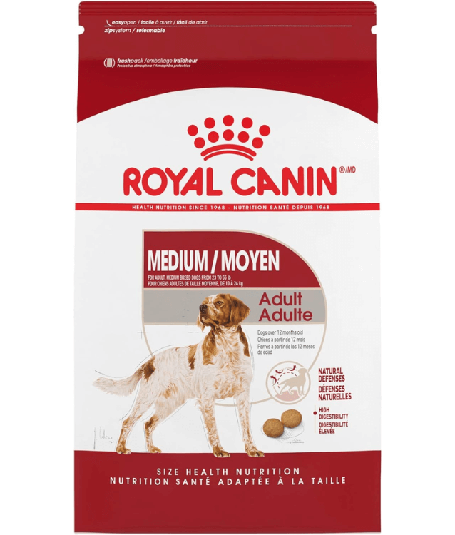 Royal Canin - Medium Adult Dry Dog Food 15kg-4kg