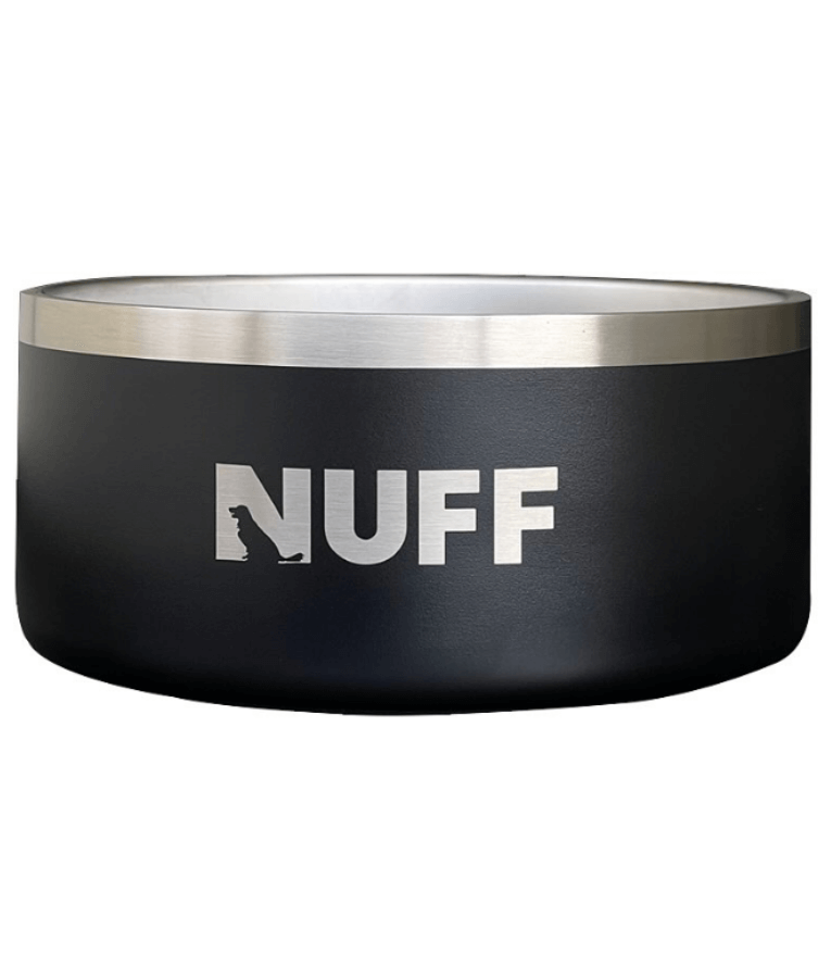 Nuff Stainless Steel Dog Bowl 0.9L-1.9L